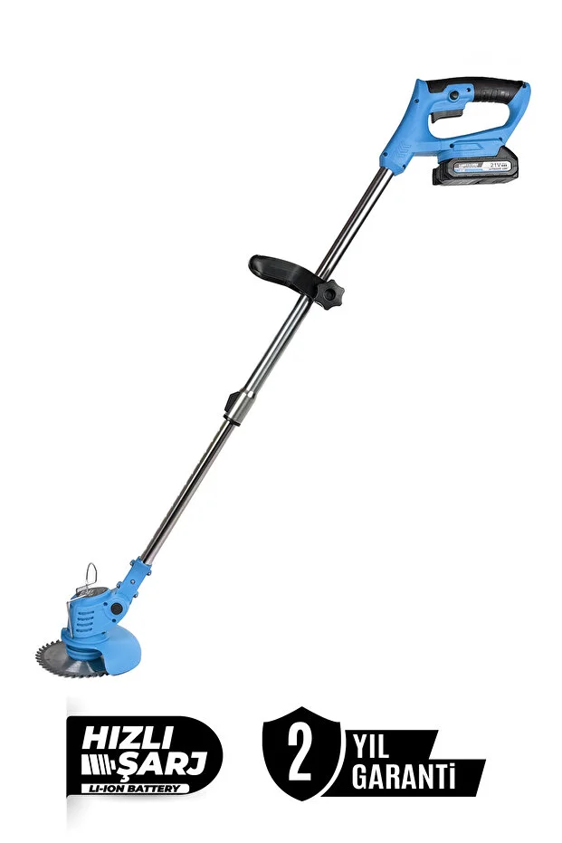 KİMMEER PLUS Profesyonel 4’Lü Set Şarjlı Makas Testere Tırpan Ve Teleskopik Uzatma 2 Metre